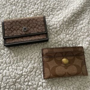 Coach card holders